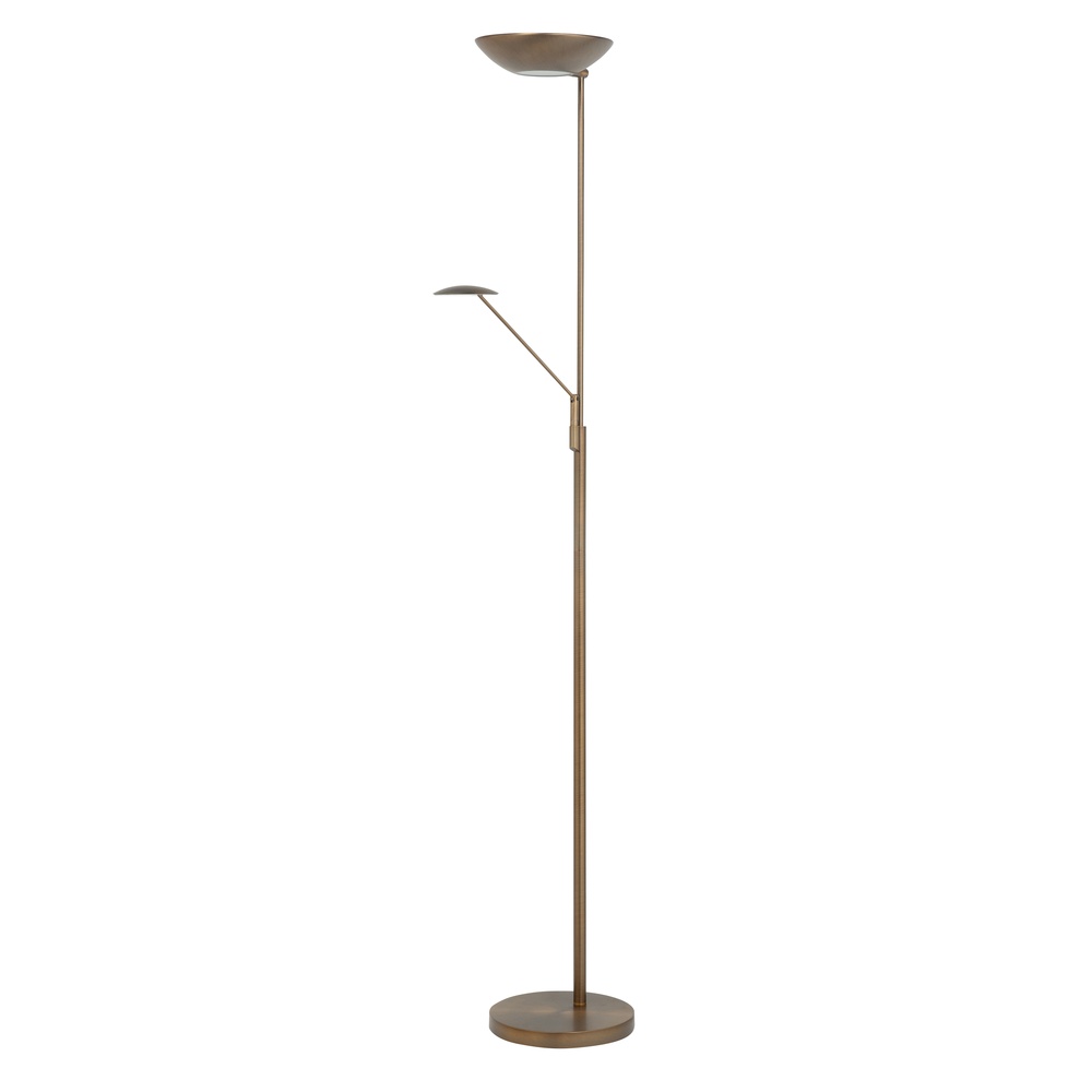 Highlight VloerlampBilbao klassiek koper brons Ø 28cm - V4008.32