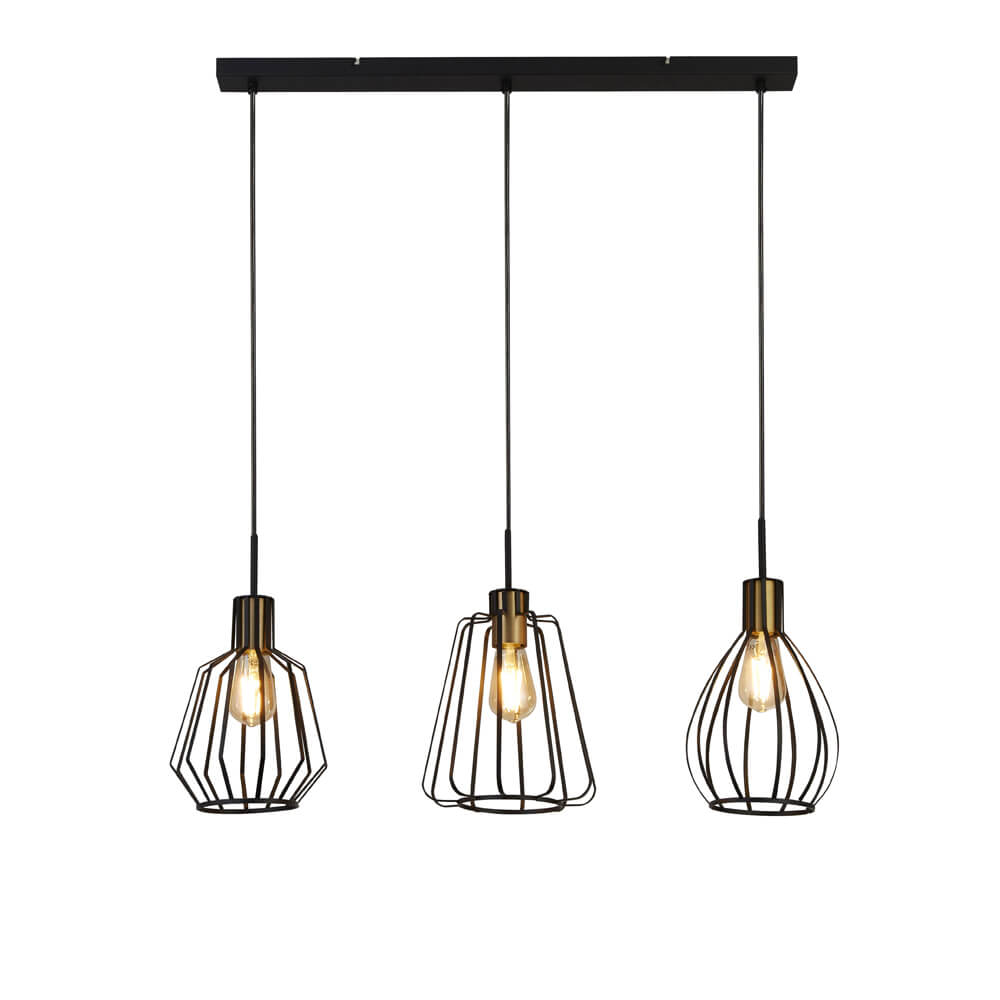 Searchlight Hanglamp Eetkamer Melbourne - 24053-3BK