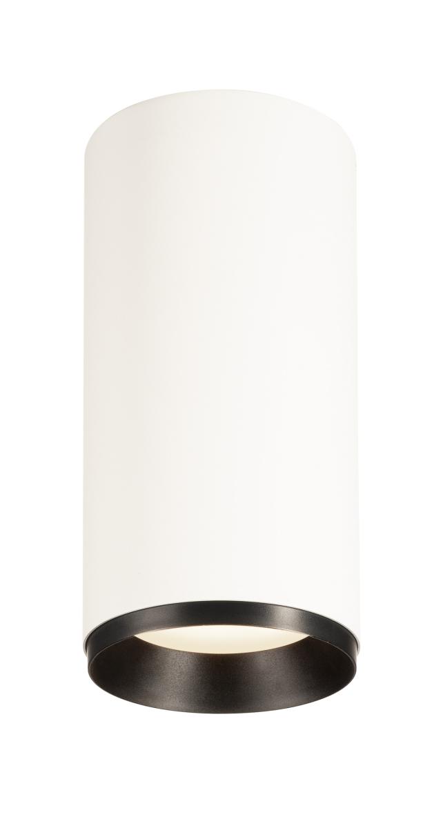 SLV OpbouwspotNuminos L Dali cilinder wit/zwart 4000K - 60gr - 1004624