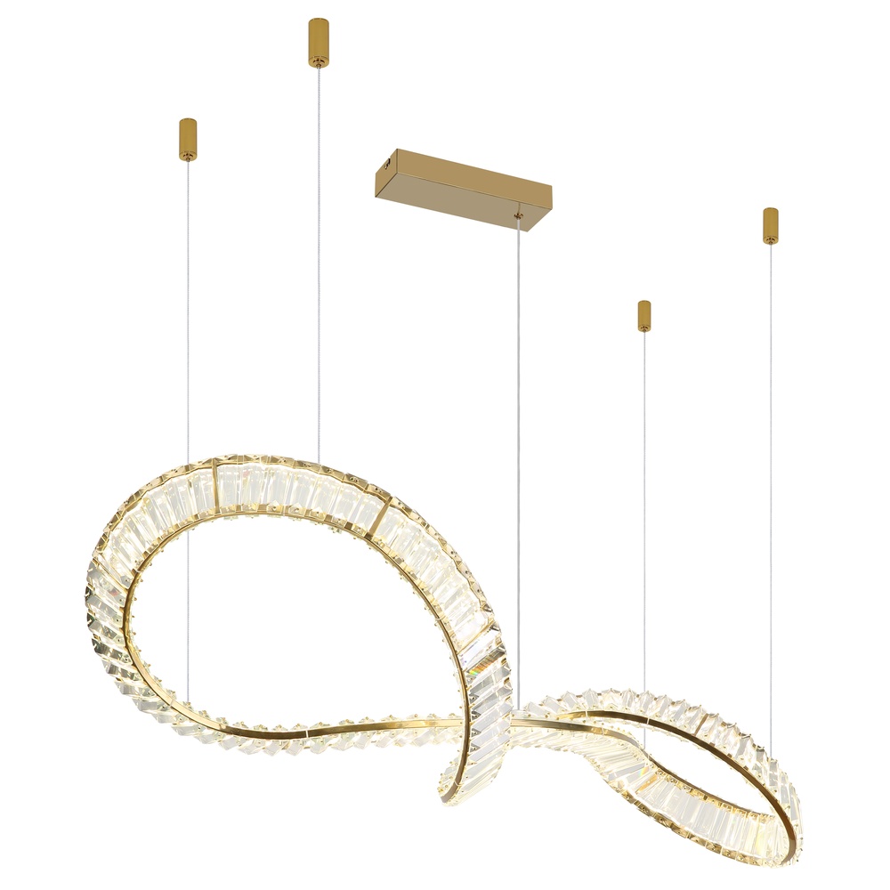 Globo Design hanglamp Neil uniek goud - 67339-72G