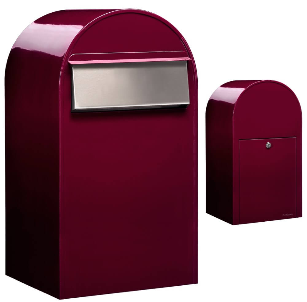 Bobi BrievenbusGrande B 3005 i Bordeauxrood - 01.01.10.05 afbeelding