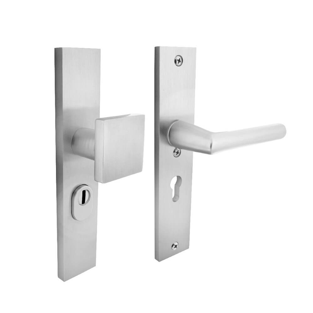 Intersteel Voordeurbeslag PC 55mmVurano kerntrekbeveiliging aluminium - 0082.379429