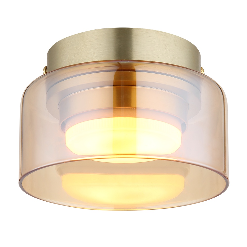 Globo Design plafondlamp Higgins goud - 16055DG