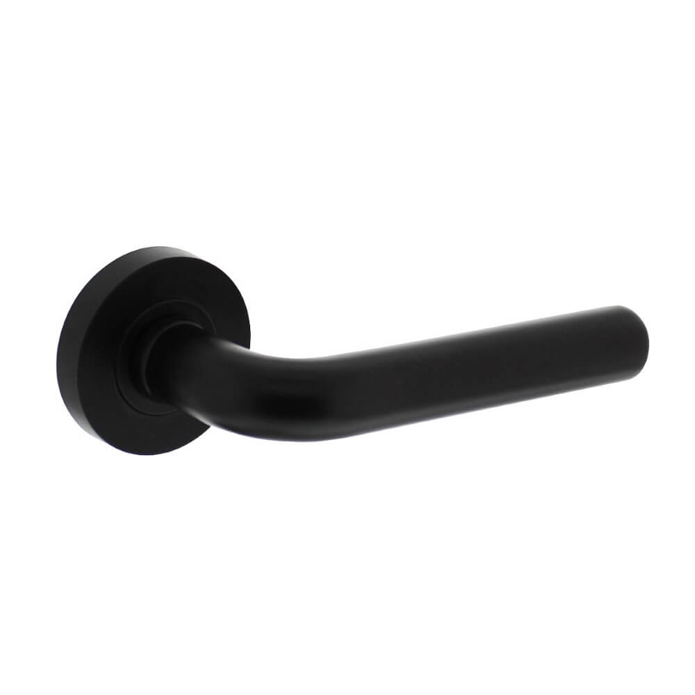 Intersteel DeurklinkAgatha op rozet zwart - 0023.168302
