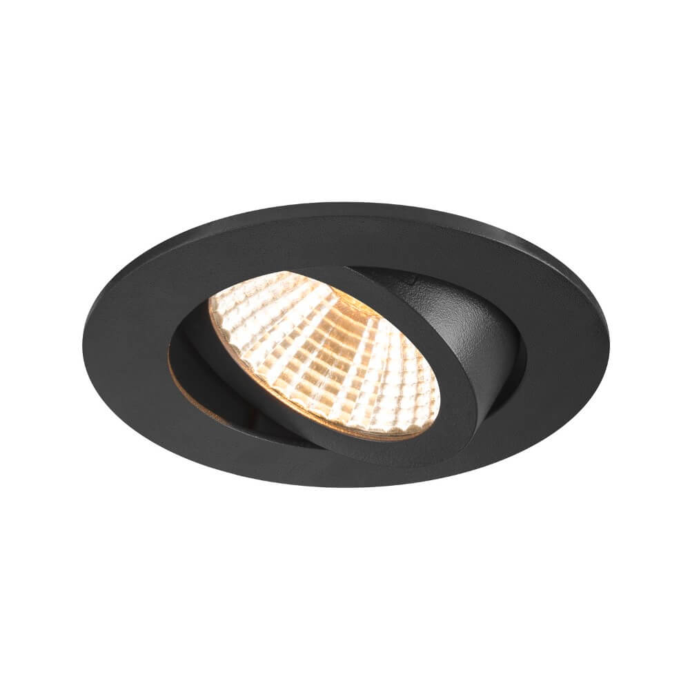 SLV Ronde led spotNew Tria Uni zwart - CCT - 600lm - 38g - 1007434