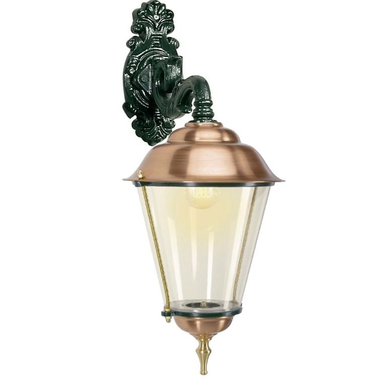KS Verlichting Nostalgische wandlampVolendam 3 hangend - groen - 1313