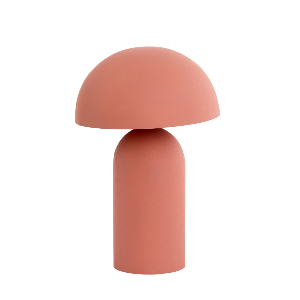 Light & Living Champignon tafellamp Tolima koraal roze - Ø 31cm - 1895079
