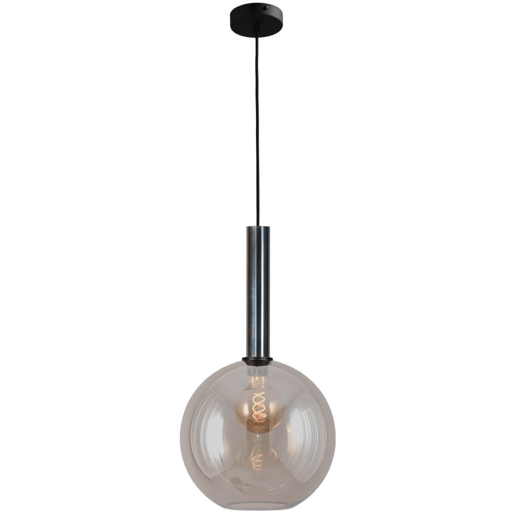 Masterlight Hanglamp Ø 30cmBella 2 Dappled oil met goud glas - 2980-66-02-30
