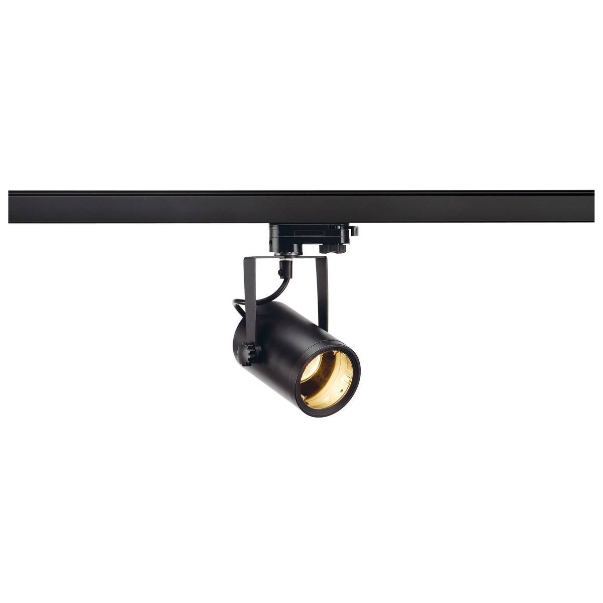 SLV Zwarte rail Euro Spot 3-fase GU10 - 153850
