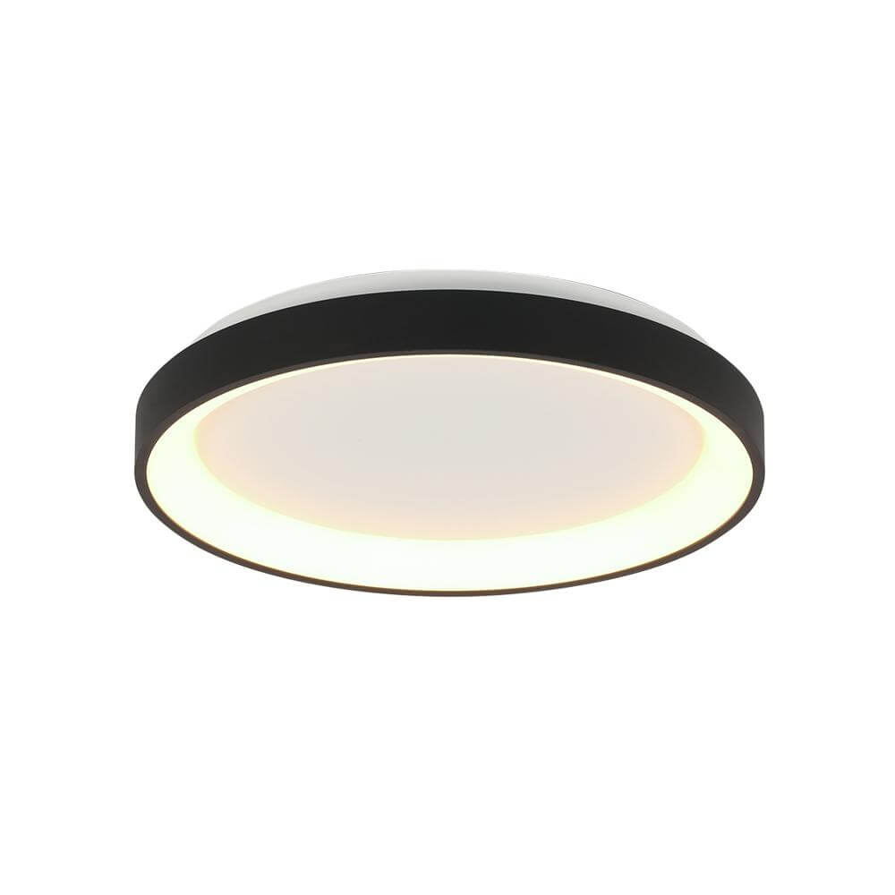 Steinhauer PlafondlampRinglede design zwart Ø 28cm - 3690ZW