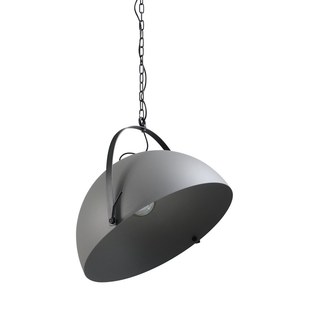 Masterlight Landelijke hanglamp Larino 60 betongrijs met zwart - 2200-00-00-B-K
