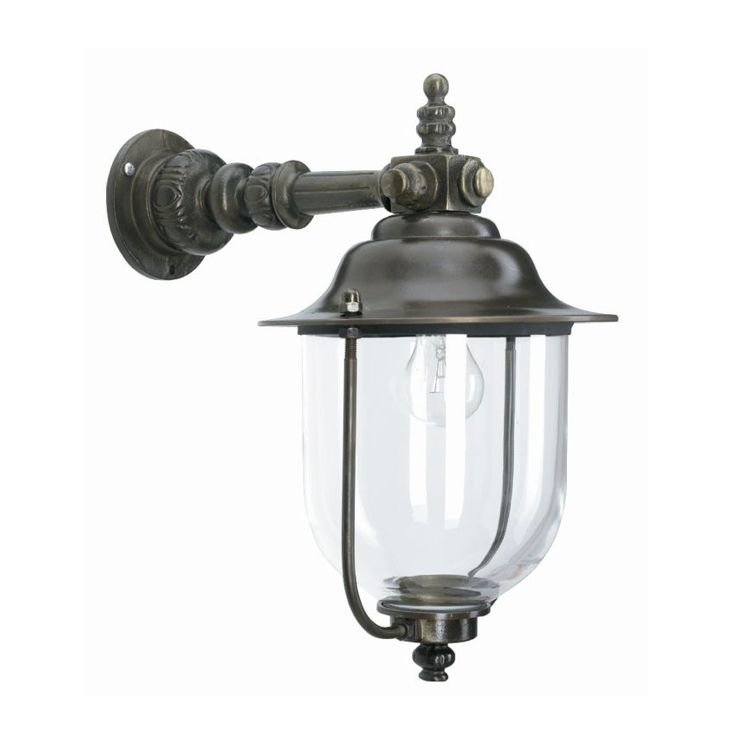 KS Verlichting Landelijke Wandlamp Lindau 40cm brons bruin - 7284