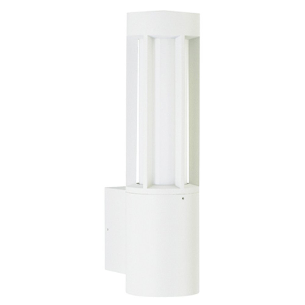Albert Wandlamp buiten met downlight Jail wit - 680223