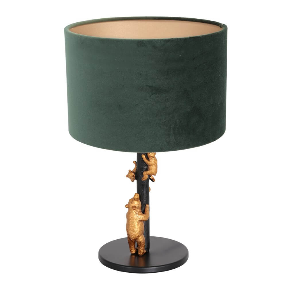 Steinhauer Design schemerlampAnimaux met groen velvet - 8233ZW