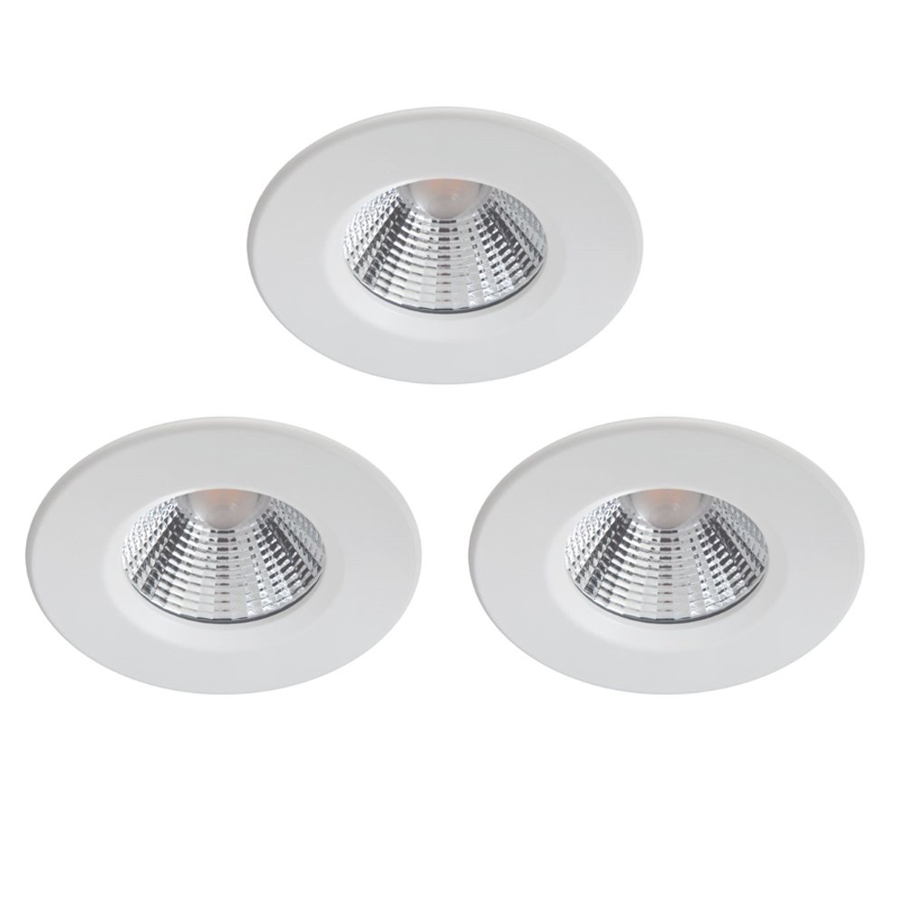 Philips Led inbouwspots Dive (3x) 3x6w - 2700K - 8,5cm wit - 75604800