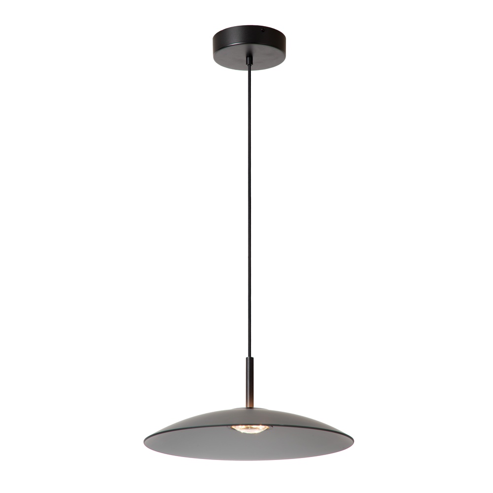 Premium by Lucide Strakke hanglampMenga Ø 40cm smoke glas - 25417/10/65