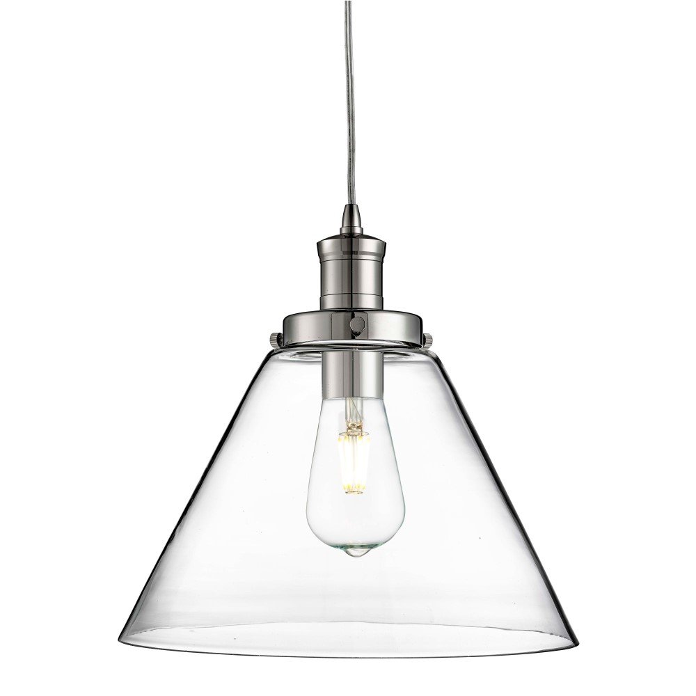Searchlight HanglampPyramid Ø 29cm grijs - 3228CC