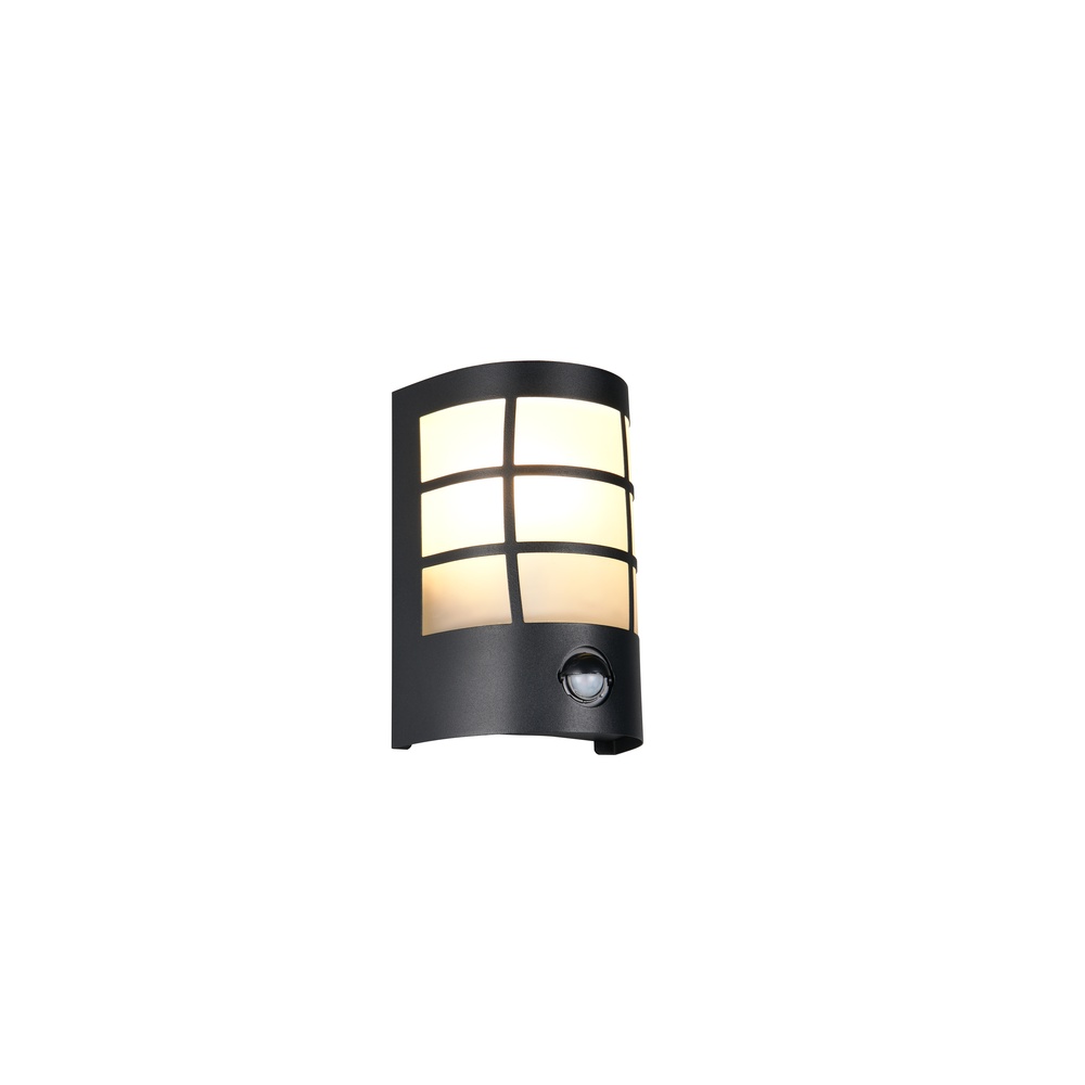 Trio Zwarte wandlampSintra met sensor - R26459132