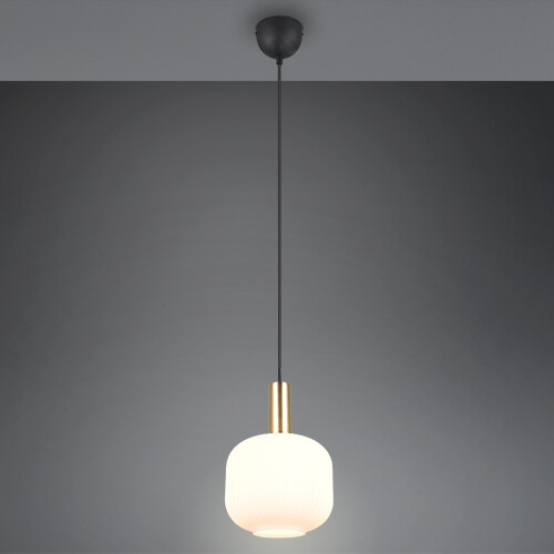 Trio Pendel Diva Ø 20cm - wit glas - 319800108