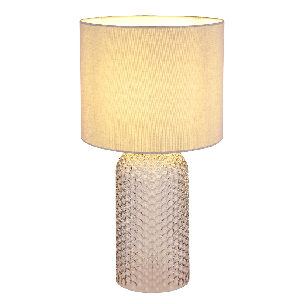 Globo Design schemerlamp Sofia grijs - 21735G