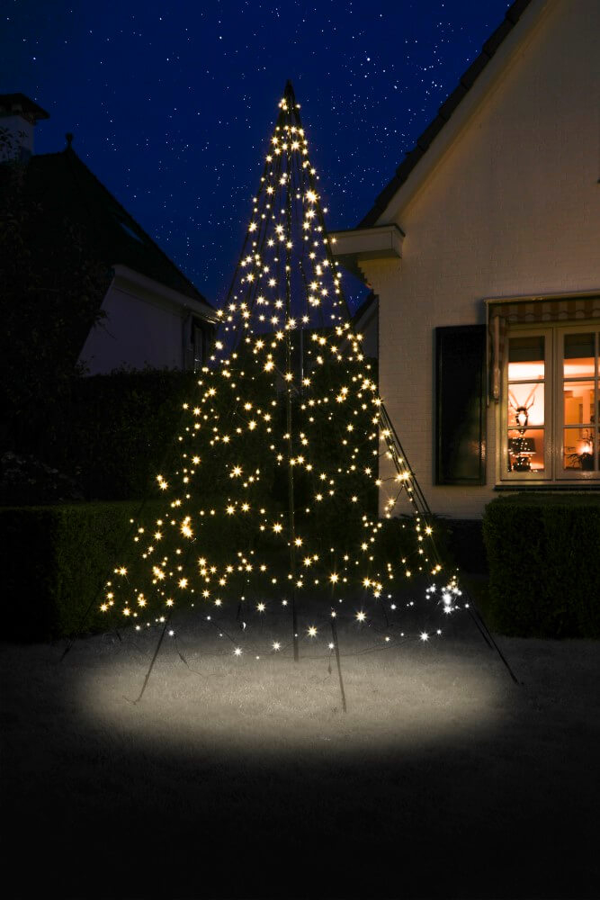 Fairybell 3 meter - 480 Led - Warm White - Twinkle - Incl. Pole - FANL-300-480-03-EU afbeelding