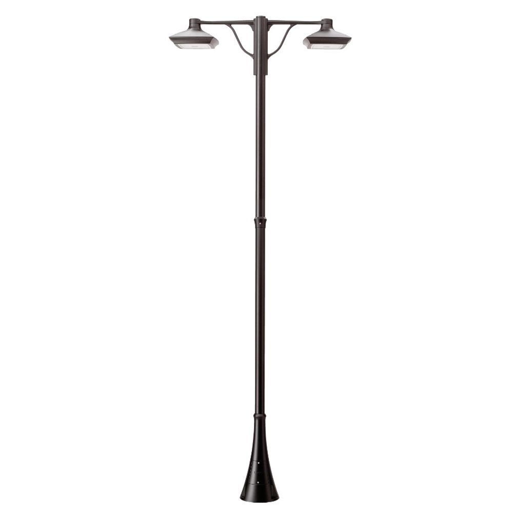 Franssen Buitenlantaarn City Highlight led - 2-lichts - 300cm grafiet grijs - 10-20292