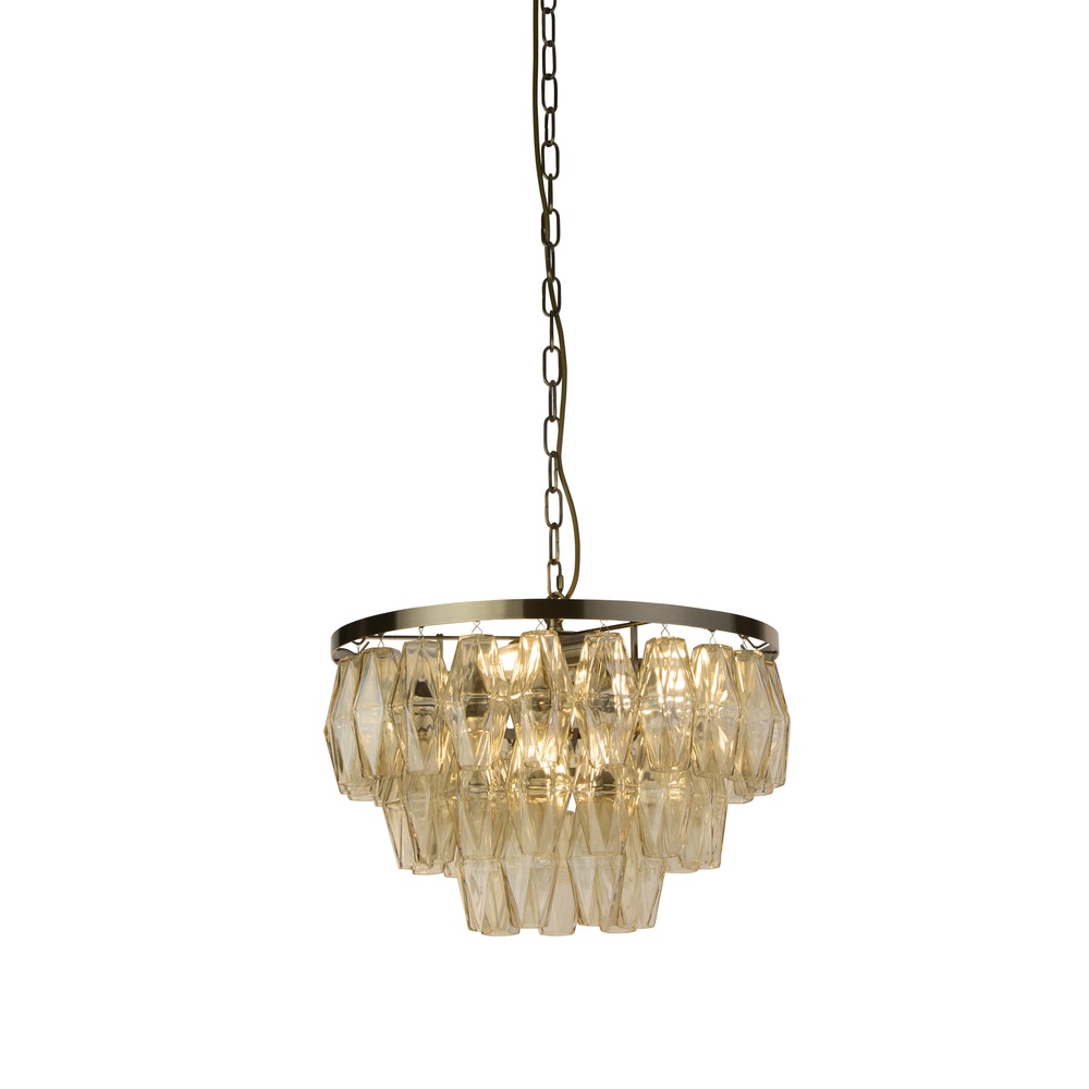 Hanglamp Alba antiek messing Ø 48cm