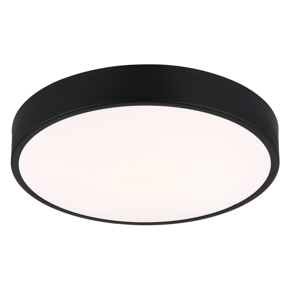 Globo Design plafonniere Nielsen zwart Ø 33,2cm - 12398-18S