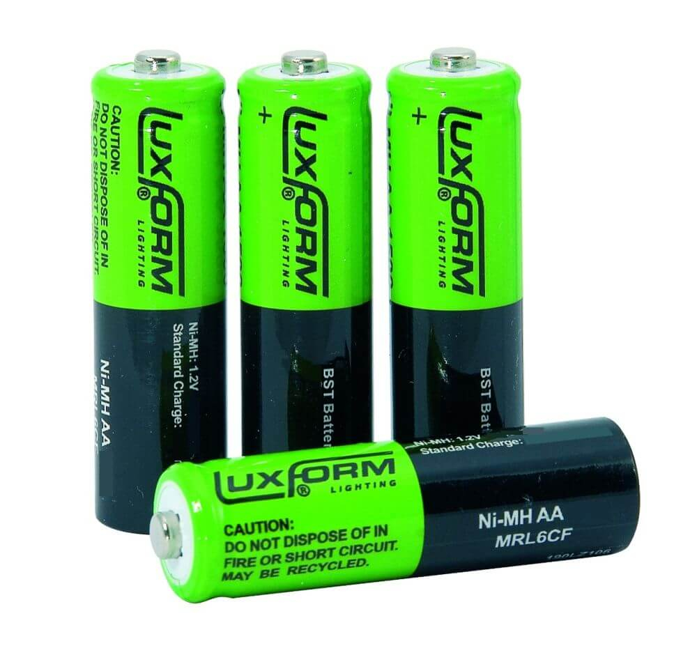 Luxform Oplaadbare Batterij4 x 800 MAH AA 1,2v voor solarlampen - LUX9953 afbeelding