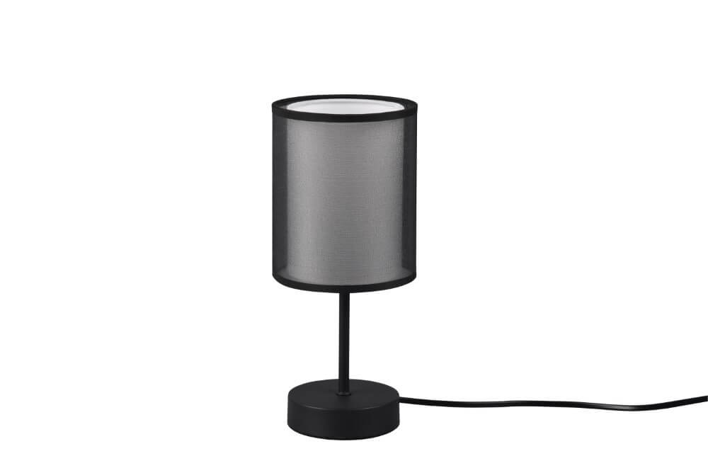 Trio NachtkastlampBurton Zwart met wit - 511400132