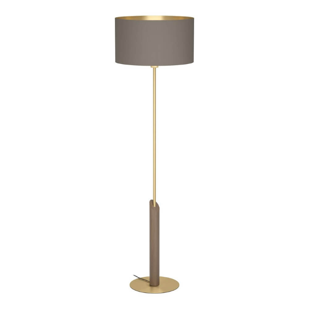 Stars of Light Staande lamp Santandria goud met bruine kap - 390338