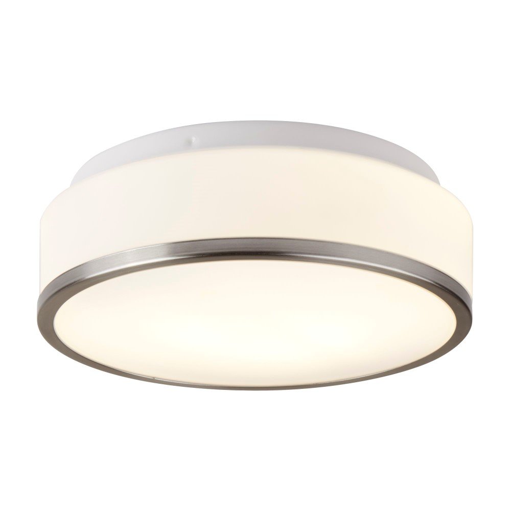 Searchlight Badkamerlamp Discs Ø 28cm zilver - 7039-28SS