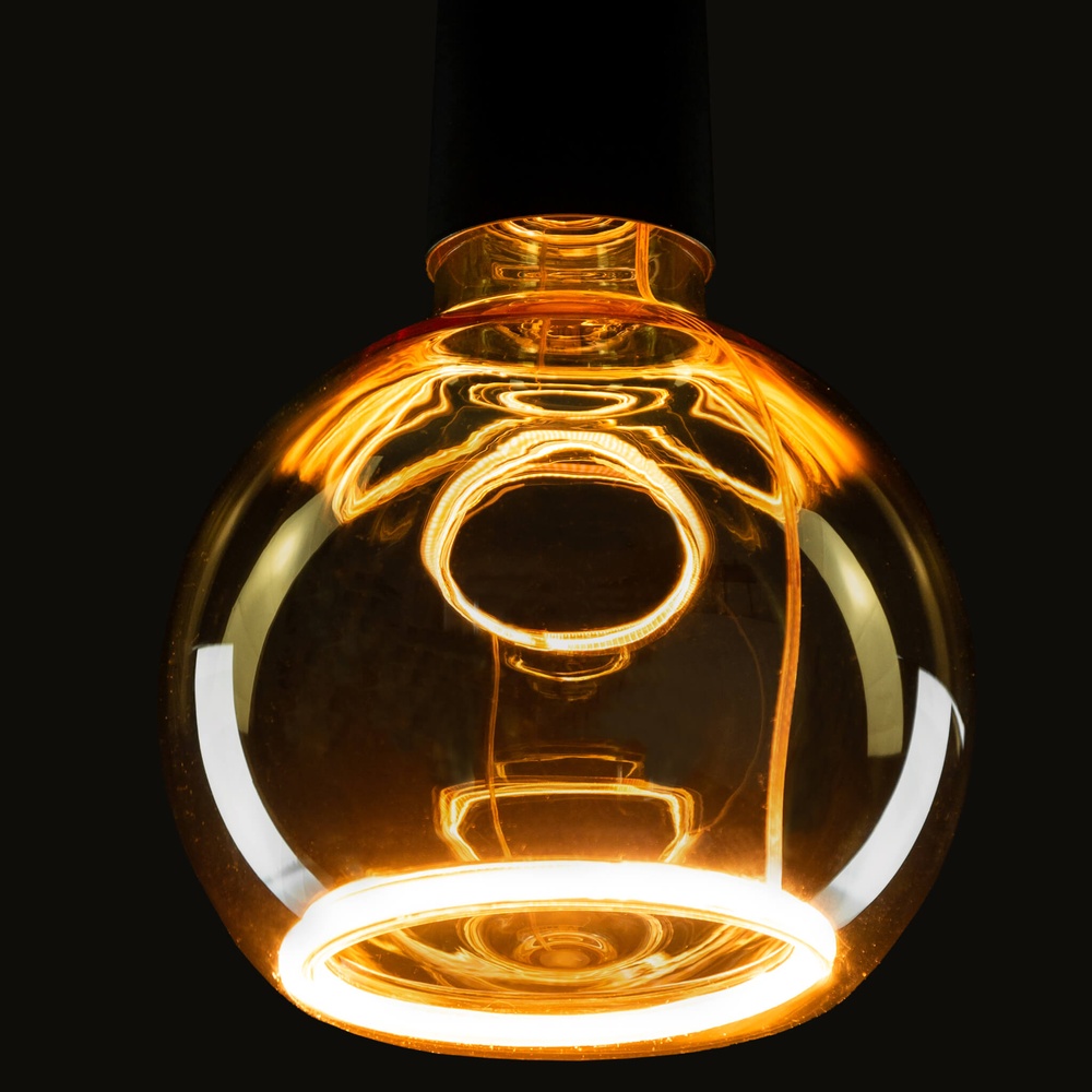 Segula Design lichtbronFloating goud - 4W - E27 - 240lm - 2200K - Ø 12,5cm - SG-55076 afbeelding
