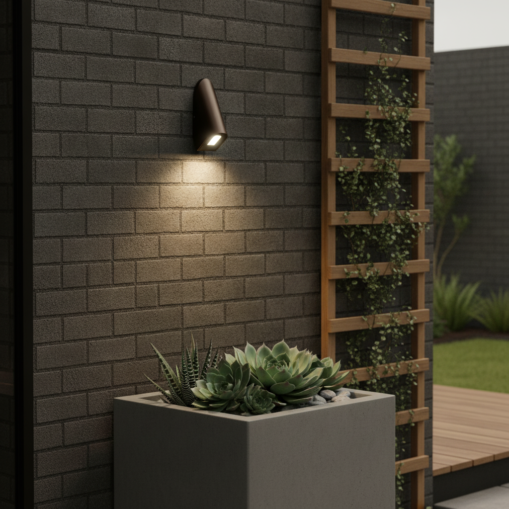 Lyora Strakke wandlampSoren roestbruin - 9050728