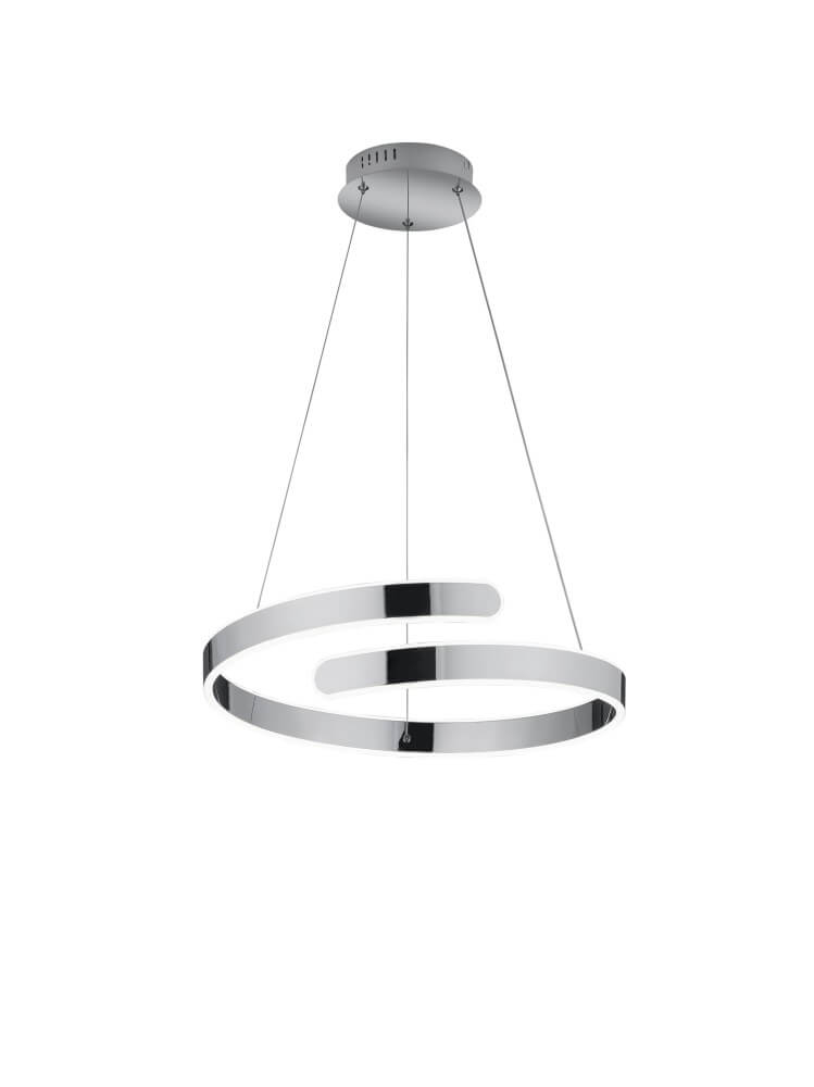 Trio Led hanglampParma chroom - R37071106