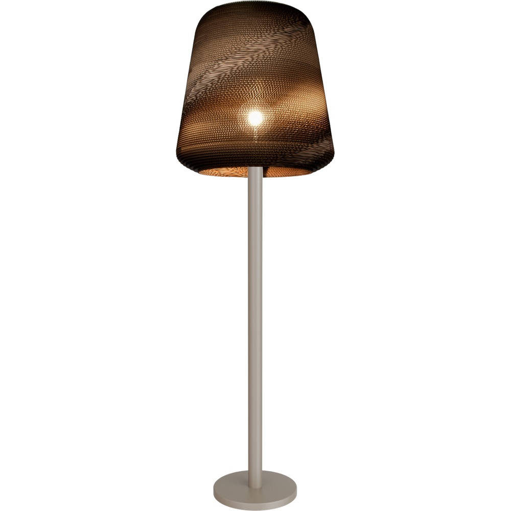 Masterlight Zand vloerlamp Carta Moody Ø 54cm Think Paper kap - 1540-36-05-54