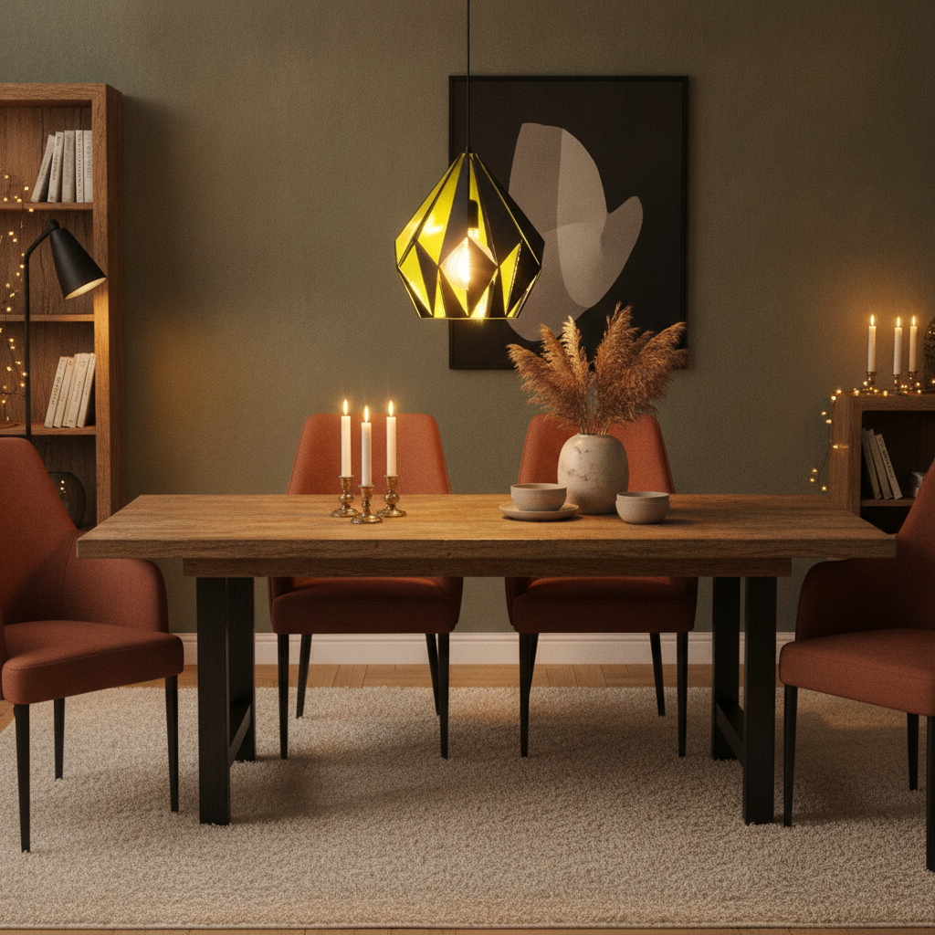 Eglo Hanglamp Carlton 1 31cm zwart met groenkoper - 49256