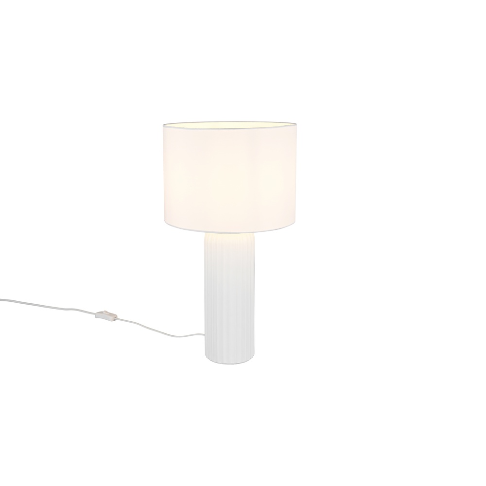 Trio Tafellamp Blair Ø 28cm wit - R51811031