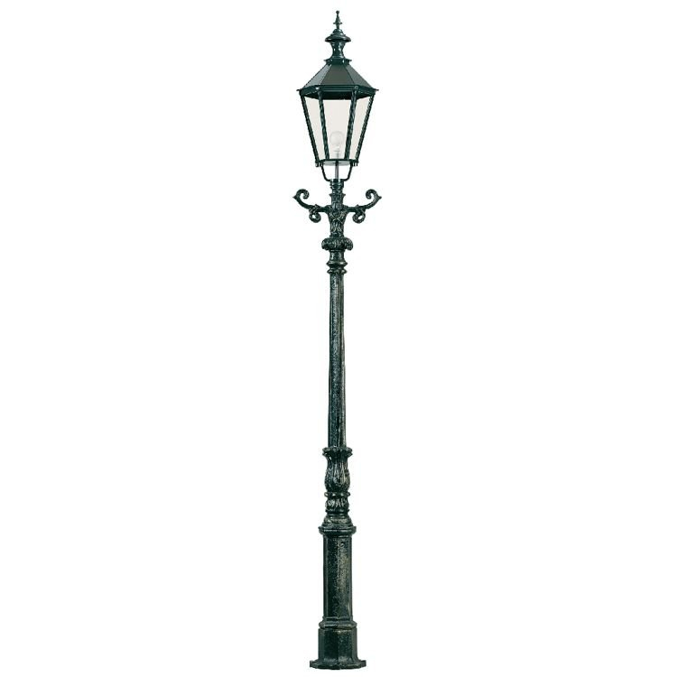 KS Verlichting Nostalgische staande lampSchiedam van gietijzer - zwart - 608
