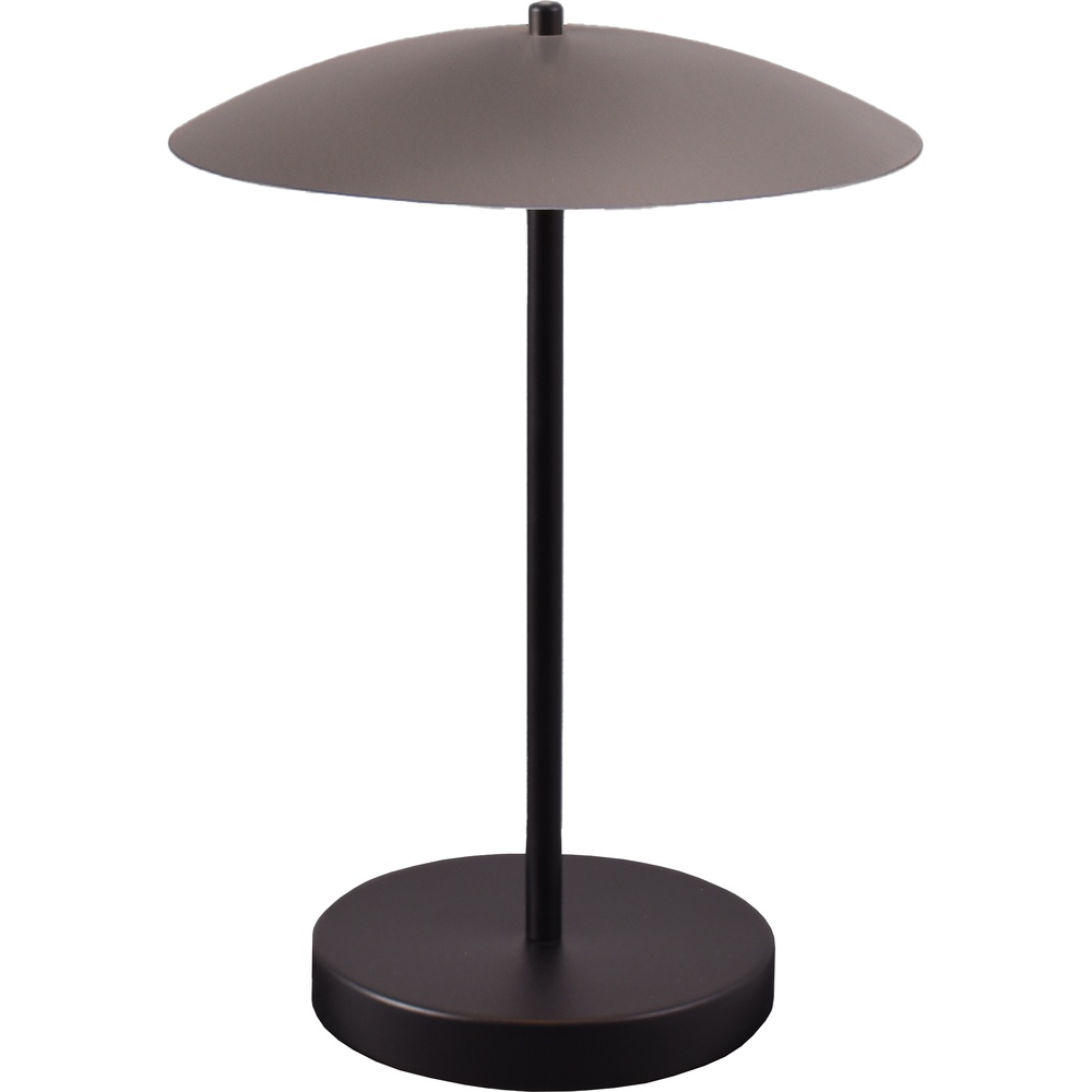 Masterlight Tafellamp Scala zwart met nikkel Ø 25cm - 4191-05-37