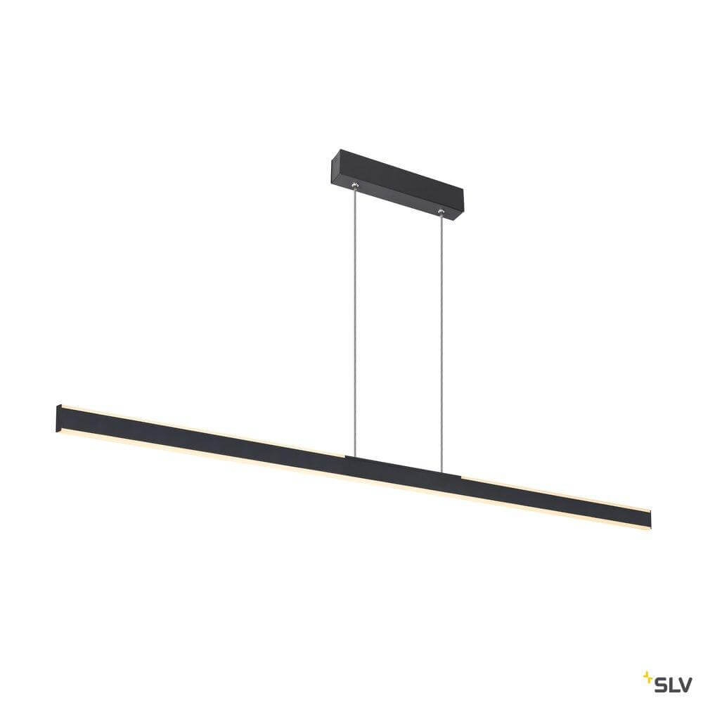 SLV Zwarte hanglampOne Linear 2x15w - 140cm - 1006188