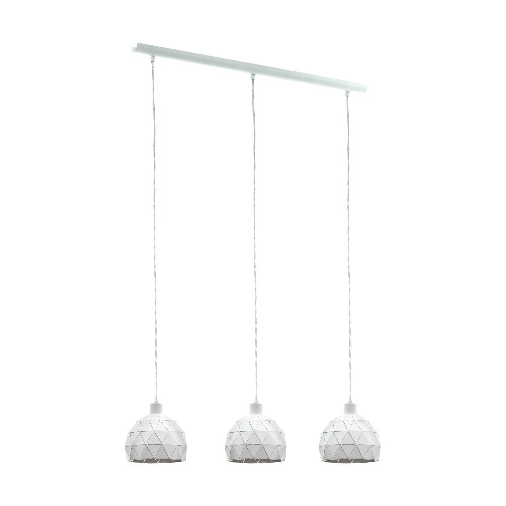 Eglo Eetkamer hanglamp Roccaforte 3-lichts wit - 97857