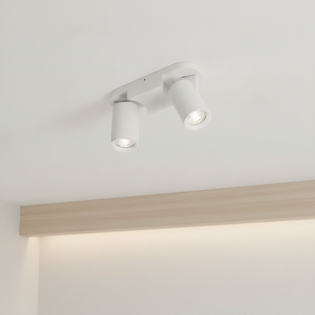 Lyora PlafondspotEsto 2-lichtst wit - 109551