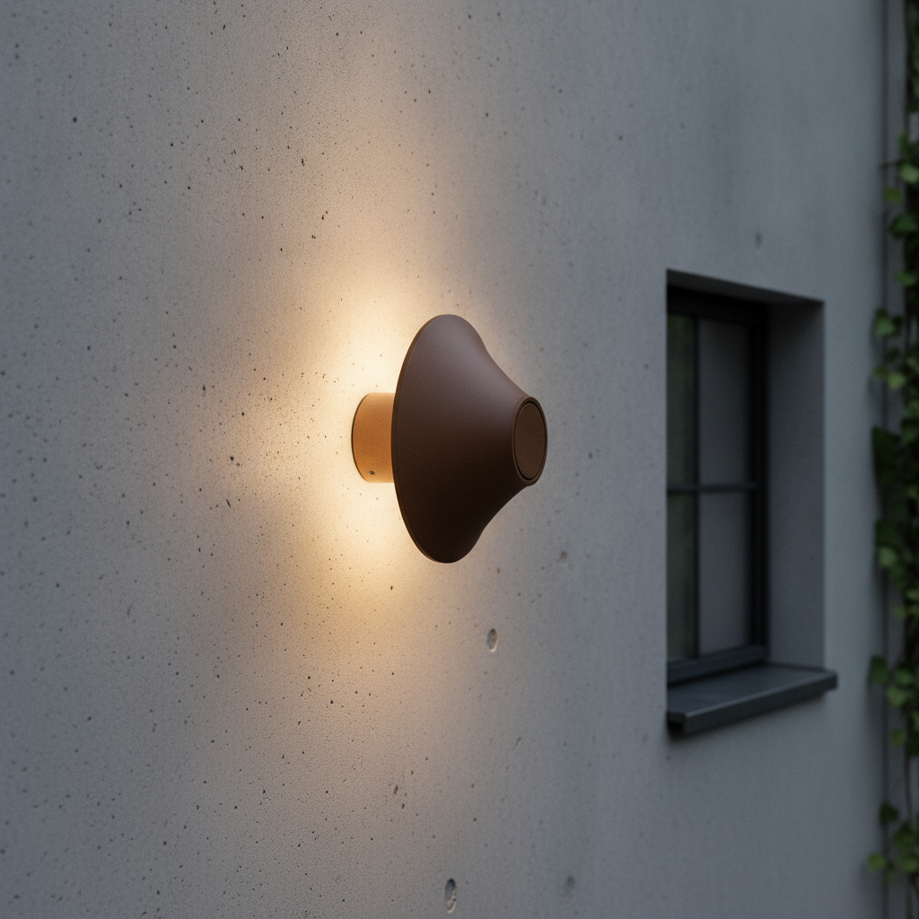 Lyora Design wandlampAlux roestbruin - 9136408