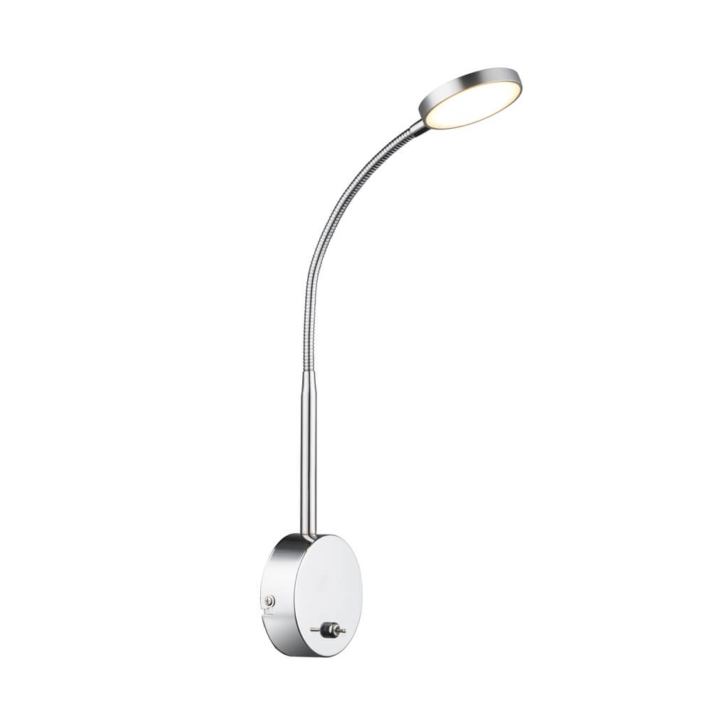 Globo WandlampPegasi chroom met snoer - 24103W