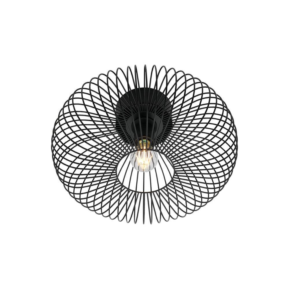 Nordlux Spijltjes plafondlampBeroni zwart Ø 40cm - 2412336003