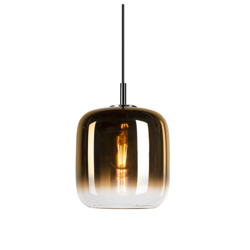 SLV Glazen hanglamp Pantilo goud glas - Ø20cm - 1006395