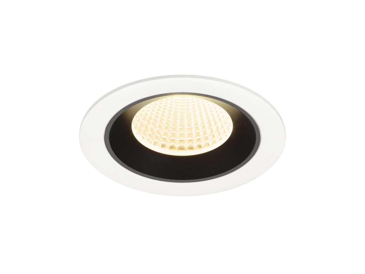 SLV InbouwspotNuminos M wit/zwart 3000K - 40gr - 1009625