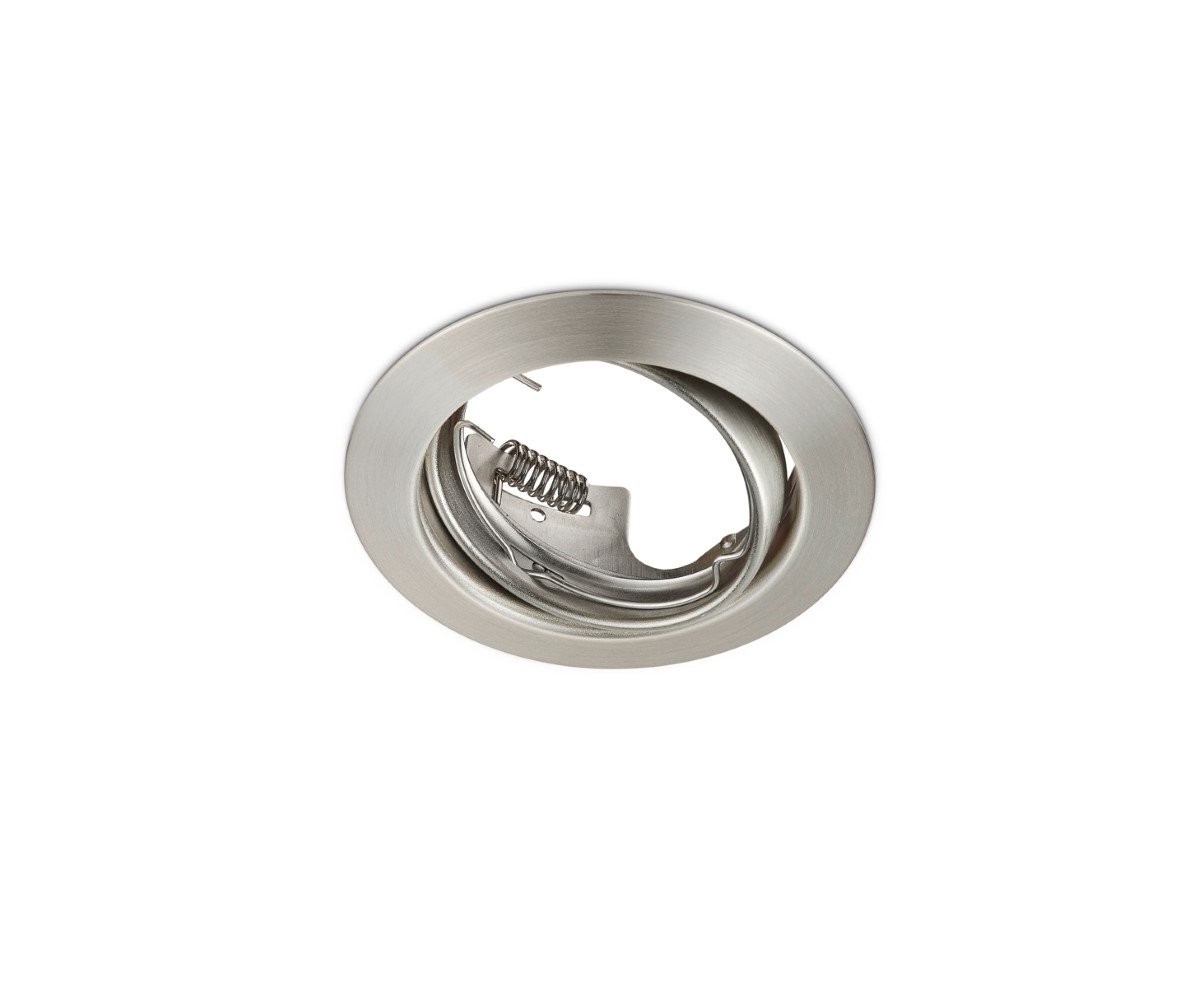 Trio Ronde inbouwspotJura GU10 8,3cm nikkel mat - 650100107