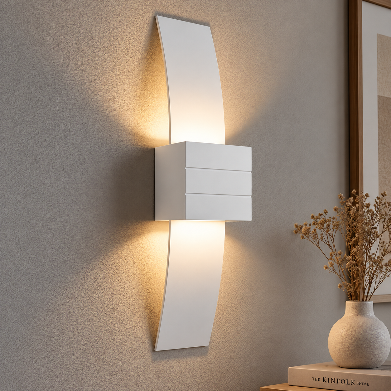 Artdelight Design wandlampGyhumii wit - WL GYHUMII WI